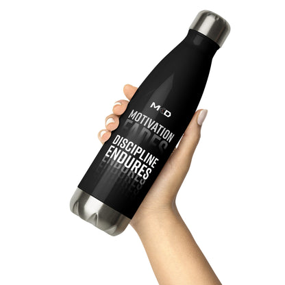 Motivation < Discipline Stainless Steel Water Bottle